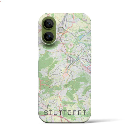 【シュトゥットガルト（ドイツ）】地図柄iPhoneケース（バックカバータイプ）