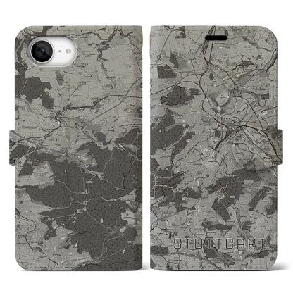【シュトゥットガルト（ドイツ）】地図柄iPhoneケース（手帳タイプ）