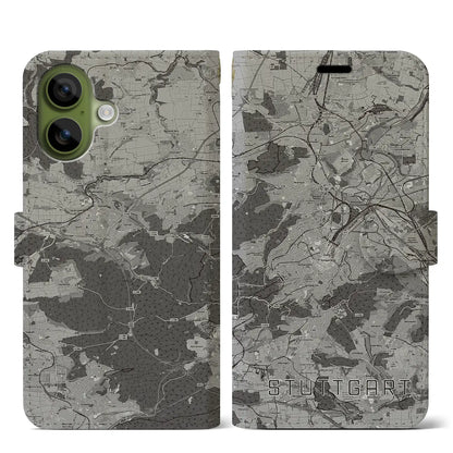 【シュトゥットガルト（ドイツ）】地図柄iPhoneケース（手帳タイプ）