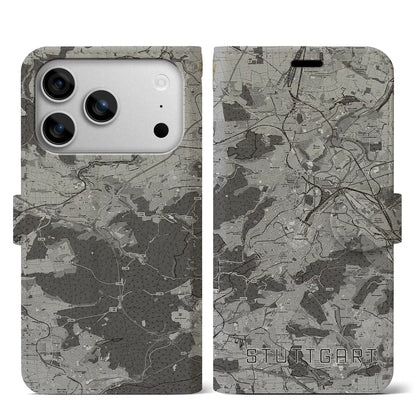 【シュトゥットガルト（ドイツ）】地図柄iPhoneケース（手帳タイプ）