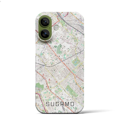 【巣鴨（東京都）】地図柄iPhoneケース（バックカバータイプ）