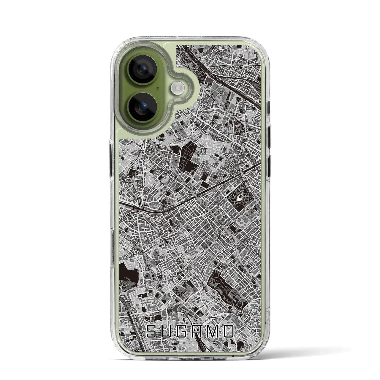 【巣鴨（東京都）】地図柄iPhoneケース（MagSafeタイプ）