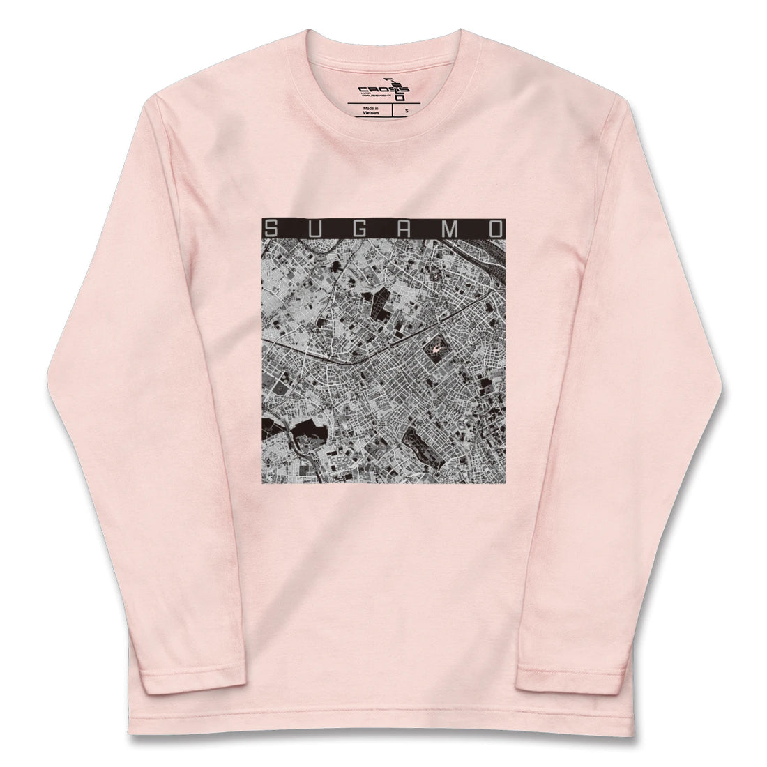 【巣鴨（東京都）】地図柄ロングスリーブTシャツ