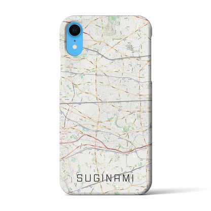 【杉並（東京都）】地図柄iPhoneケース（バックカバータイプ）