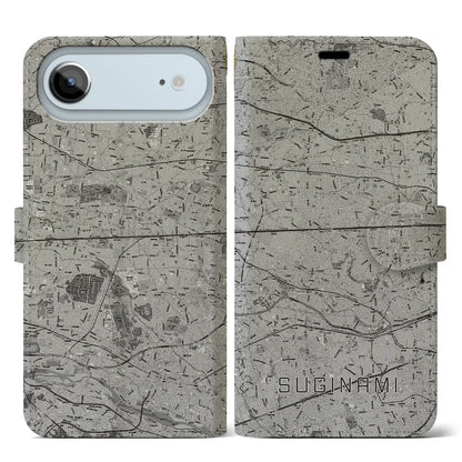 【杉並（東京都）】地図柄iPhoneケース（手帳タイプ）