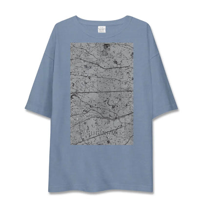 【杉並（東京都）】地図柄ビッグシルエットTシャツ