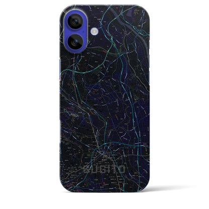 【杉戸（埼玉県）】地図柄iPhoneケース（バックカバータイプ）