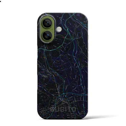 【杉戸（埼玉県）】地図柄iPhoneケース（バックカバータイプ）