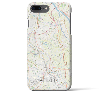 【杉戸（埼玉県）】地図柄iPhoneケース（バックカバータイプ）