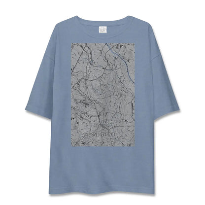 【杉戸（埼玉県）】地図柄ビッグシルエットTシャツ