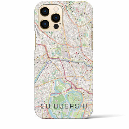 【水道橋（東京都）】地図柄iPhoneケース（バックカバータイプ）