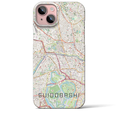 【水道橋（東京都）】地図柄iPhoneケース（バックカバータイプ）