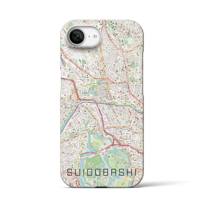 【水道橋（東京都）】地図柄iPhoneケース（バックカバータイプ）