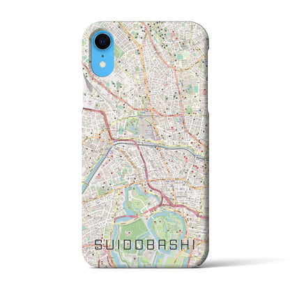 【水道橋（東京都）】地図柄iPhoneケース（バックカバータイプ）