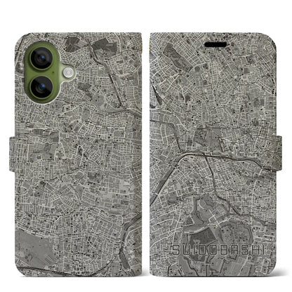 【水道橋（東京都）】地図柄iPhoneケース（手帳タイプ）