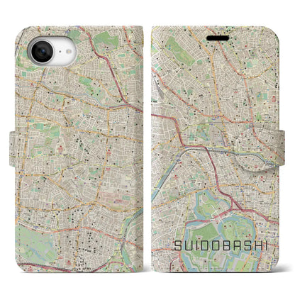 【水道橋（東京都）】地図柄iPhoneケース（手帳タイプ）