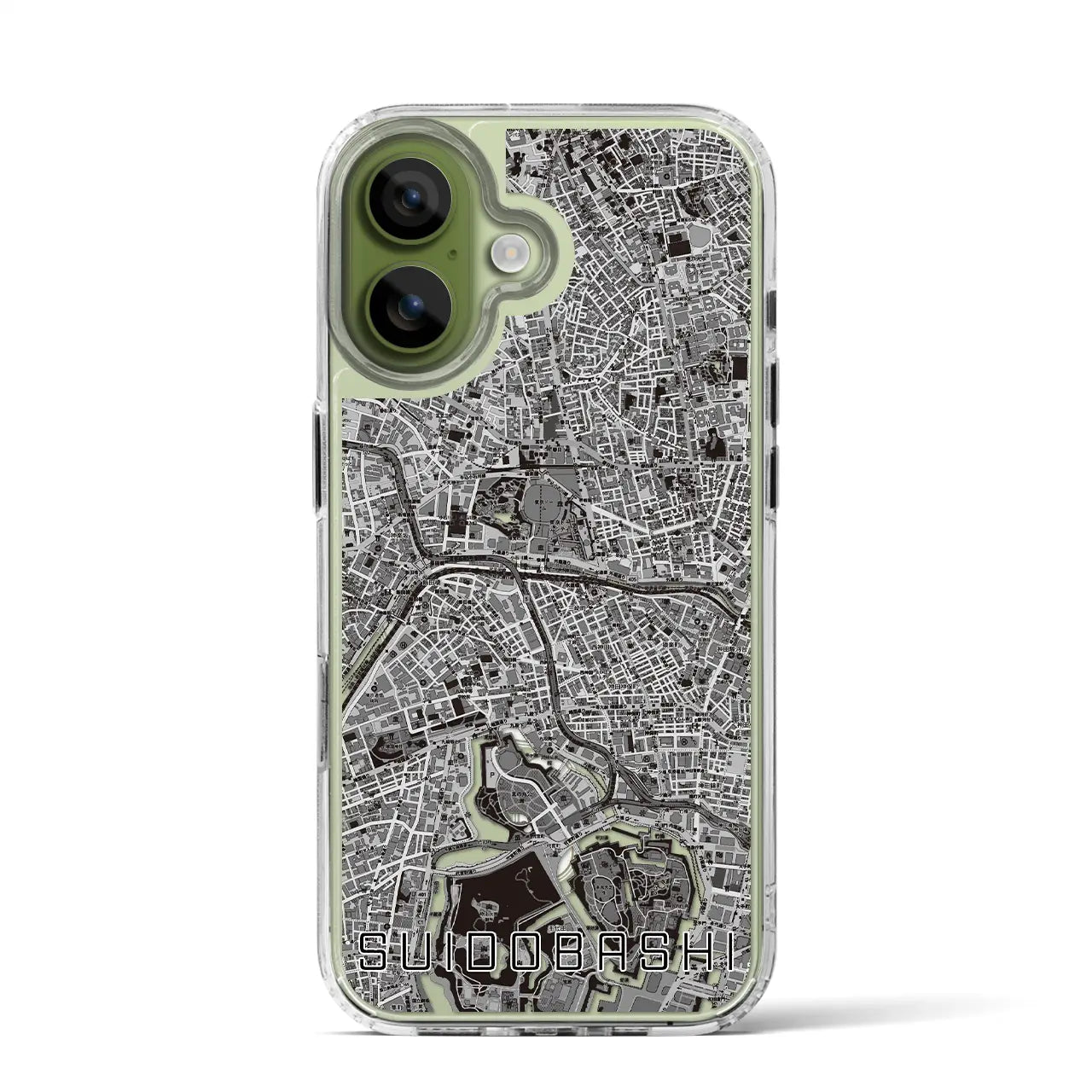 【水道橋（東京都）】地図柄iPhoneケース（MagSafeタイプ）