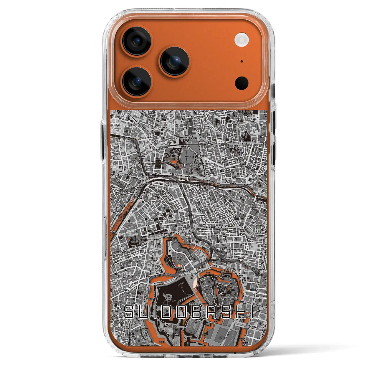 【水道橋（東京都）】地図柄iPhoneケース（MagSafeタイプ）