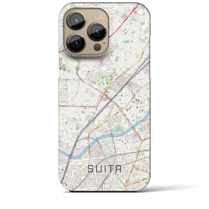 【吹田（大阪府）】地図柄iPhoneケース（バックカバータイプ）