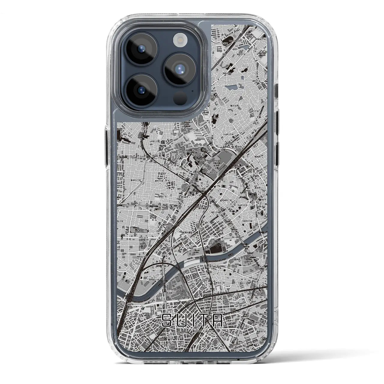 【吹田（大阪府）】地図柄iPhoneケース（MagSafeタイプ）