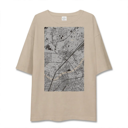 【吹田（大阪府）】地図柄ビッグシルエットTシャツ