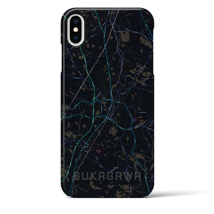 【須賀川（福島県）】地図柄iPhoneケース（バックカバータイプ）