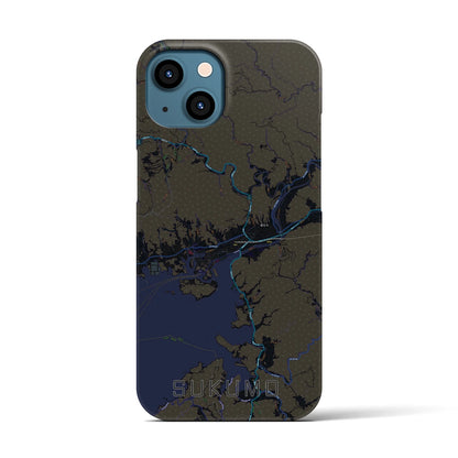 【宿毛（高知県）】地図柄iPhoneケース（バックカバータイプ）