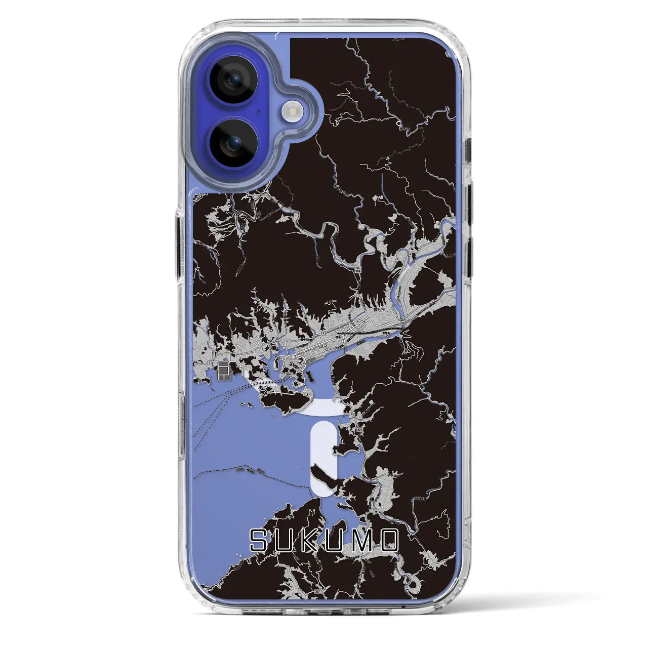 【宿毛（高知県）】地図柄iPhoneケース（MagSafeタイプ）