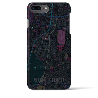 【澄川（北海道）】地図柄iPhoneケース（バックカバータイプ）