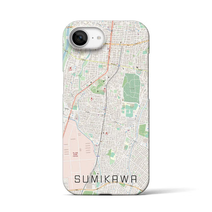 【澄川（北海道）】地図柄iPhoneケース（バックカバータイプ）