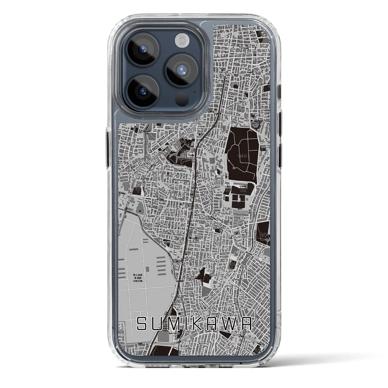 【澄川（北海道）】地図柄iPhoneケース（MagSafeタイプ）