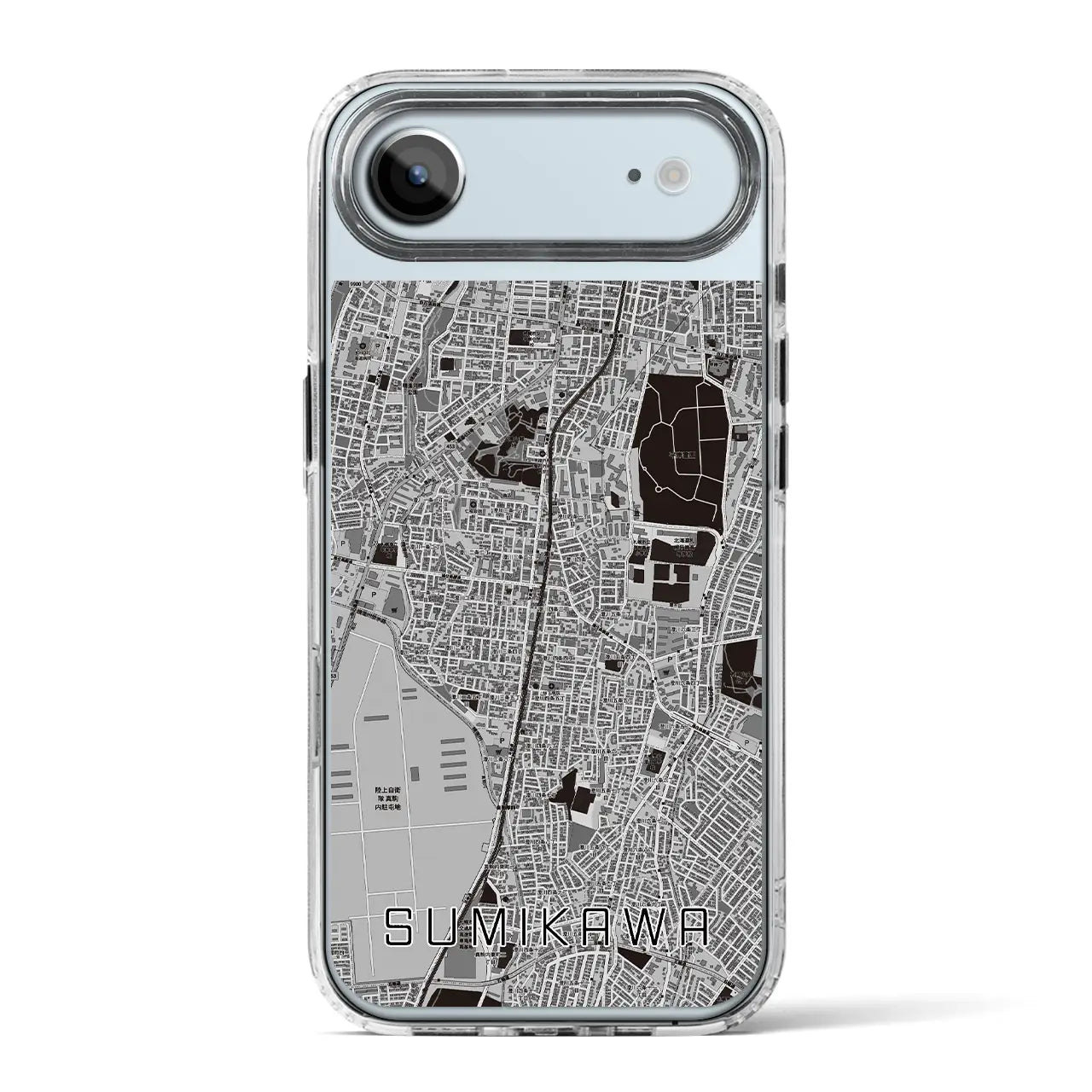 【澄川（北海道）】地図柄iPhoneケース（MagSafeタイプ）