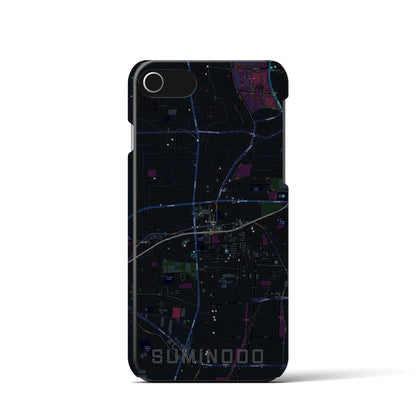 【住道（大阪府）】地図柄iPhoneケース（バックカバータイプ）