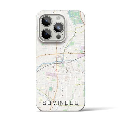 【住道（大阪府）】地図柄iPhoneケース（バックカバータイプ）