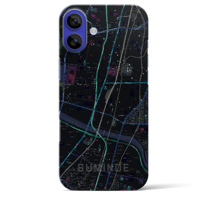 【住之江（大阪府）】地図柄iPhoneケース（バックカバータイプ）