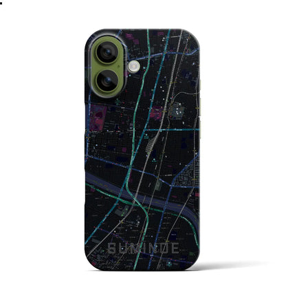 【住之江（大阪府）】地図柄iPhoneケース（バックカバータイプ）