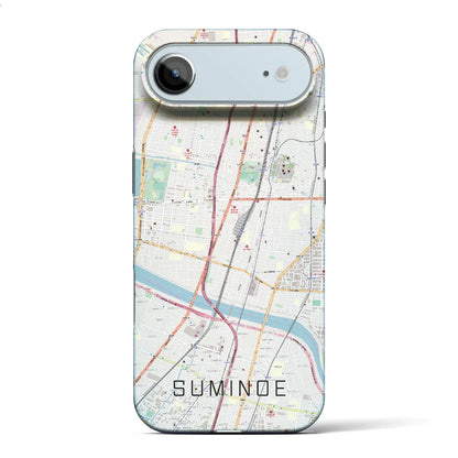 【住之江（大阪府）】地図柄iPhoneケース（バックカバータイプ）