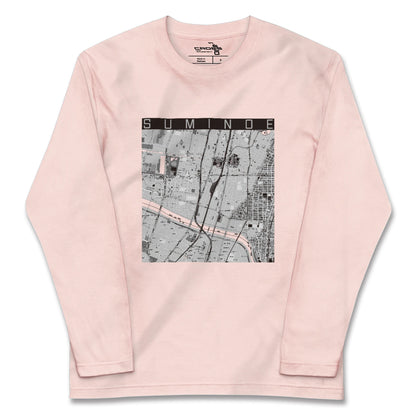 【住之江（大阪府）】地図柄ロングスリーブTシャツ