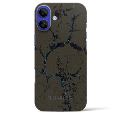 【住田（岩手県）】地図柄iPhoneケース（バックカバータイプ）