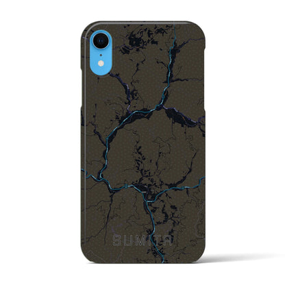 【住田（岩手県）】地図柄iPhoneケース（バックカバータイプ）