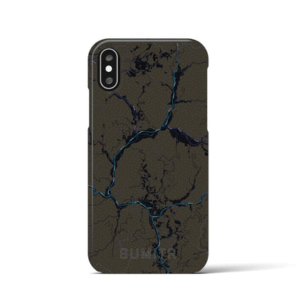 【住田（岩手県）】地図柄iPhoneケース（バックカバータイプ）