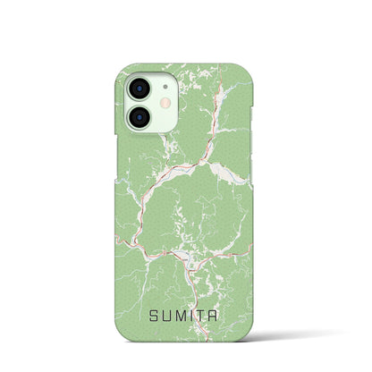 【住田（岩手県）】地図柄iPhoneケース（バックカバータイプ）