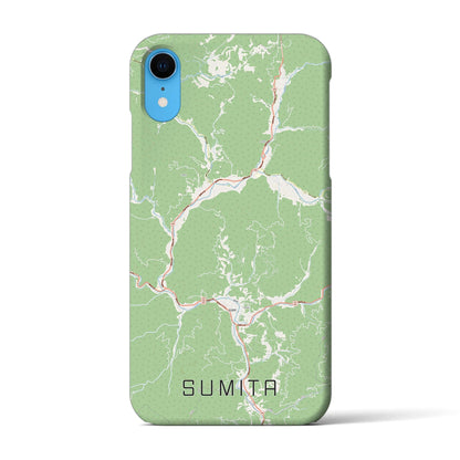 【住田（岩手県）】地図柄iPhoneケース（バックカバータイプ）