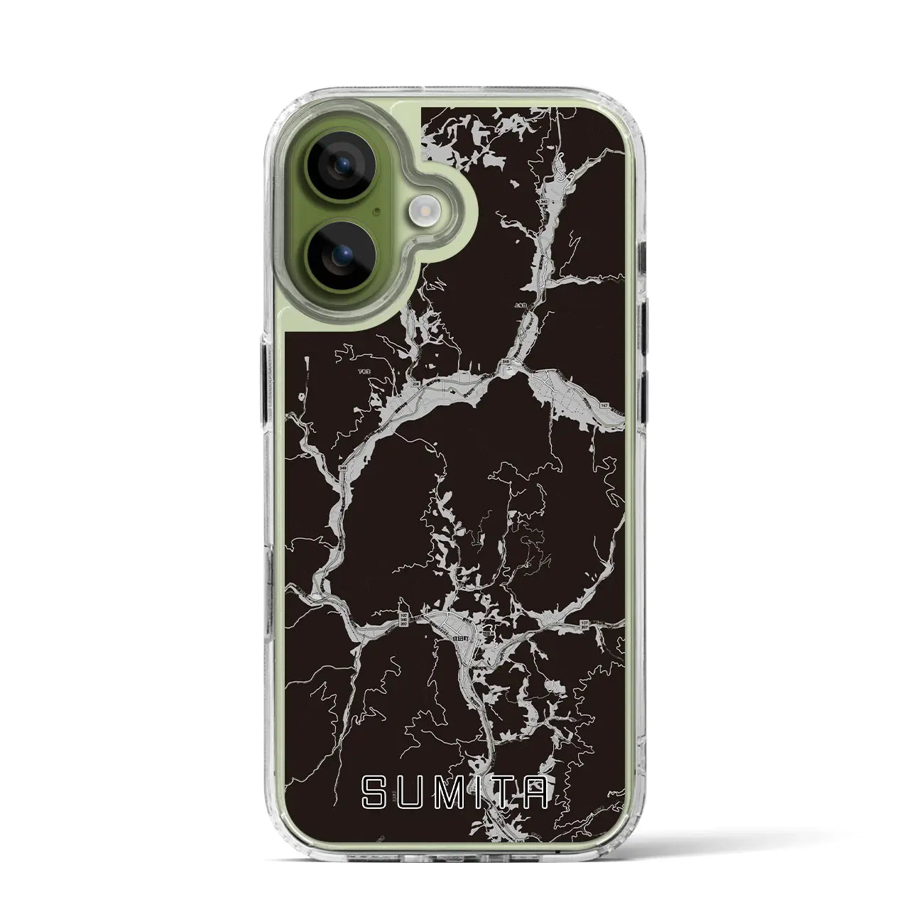 【住田（岩手県）】地図柄iPhoneケース（MagSafeタイプ）