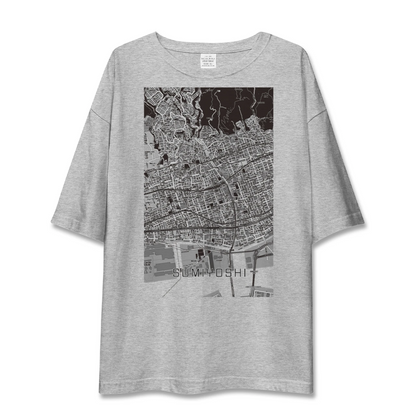 【住吉（兵庫県）（兵庫県）】地図柄ビッグシルエットTシャツ