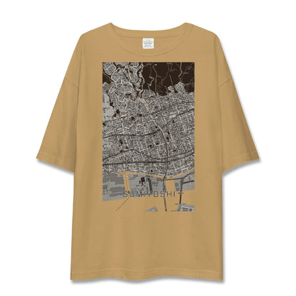 【住吉（兵庫県）（兵庫県）】地図柄ビッグシルエットTシャツ