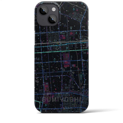 【住吉（東京都）】地図柄iPhoneケース（バックカバータイプ）