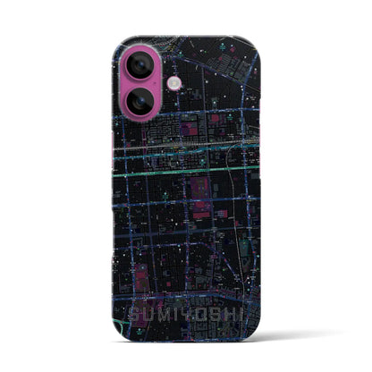 【住吉（東京都）】地図柄iPhoneケース（バックカバータイプ）