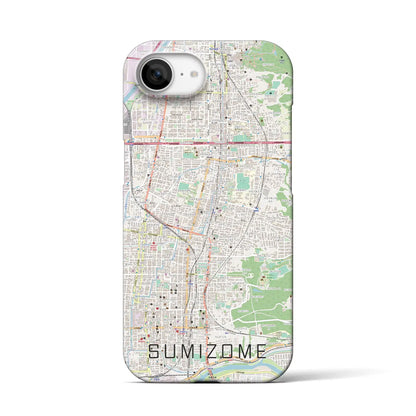 【墨染（京都府）】地図柄iPhoneケース（バックカバータイプ）