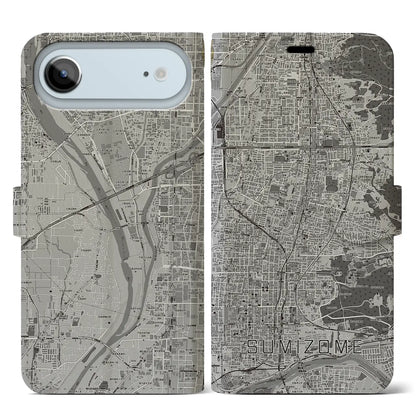 【墨染（京都府）】地図柄iPhoneケース（手帳タイプ）